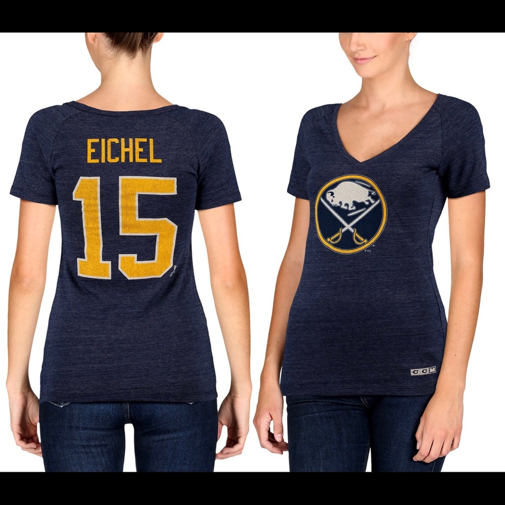 Jack Eichel Buffalo Sabres Women's V-Neck T-Shirt